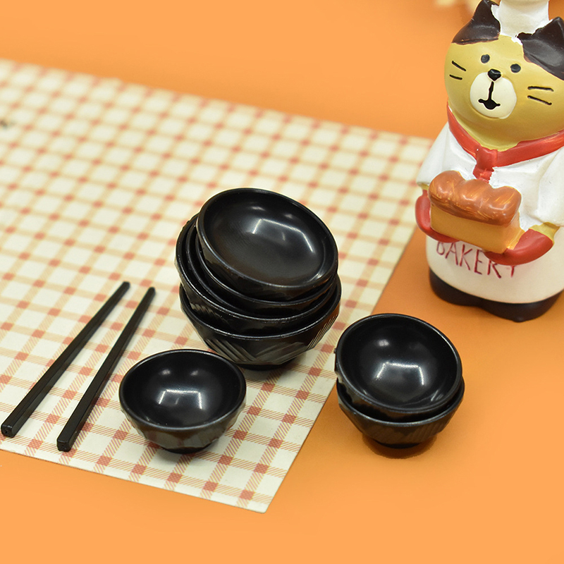 Kids Toys Kitchen Set - 1 Set 1:6 1:12 Poppenhuis Miniatuur