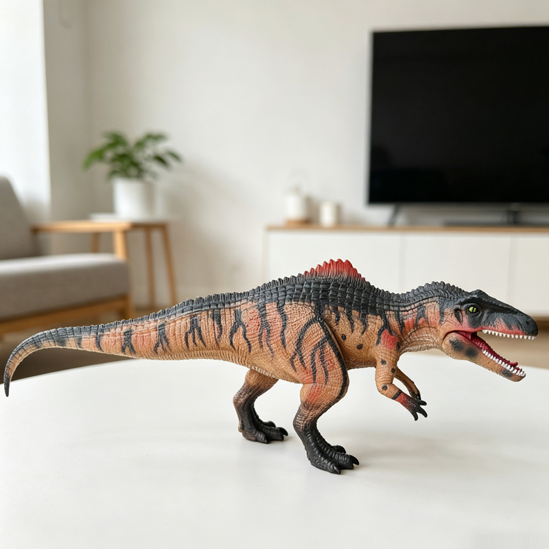 Kids Toys Xmas - Realistische Giganotosaurus-dinosaurus speelgoedfiguren met beweegbare kaak,