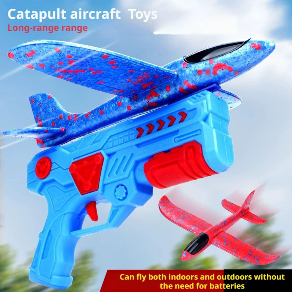 Gloeiende schuimvliegtuigen 10 - Catapult Launcher Toy recensie en prijs