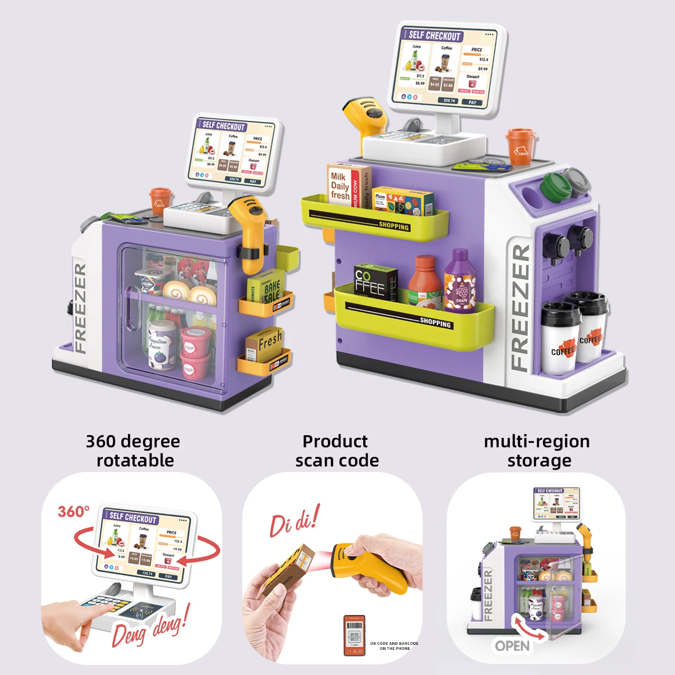 Mini Supermarkt Kassa Simulati - Toy Cash Register recensie en prijs
