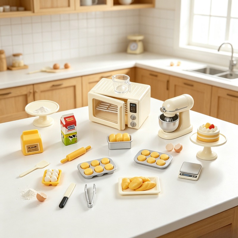 Mini Bakset Speelgoedset Poppe - Kids Toys Kitchen Set recensie en prijs