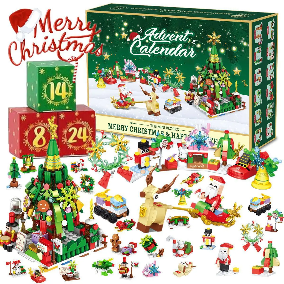 Nieuwe 24-jarige kerst bouwblo - Kids Toys Xmas recensie en prijs