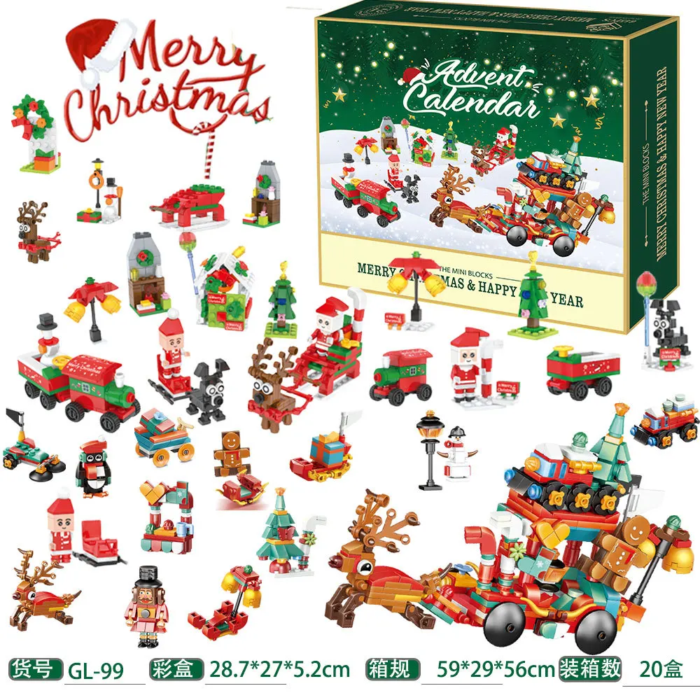 Nieuwe 24-jarige kerst bouwblo - Kids Toys Xmas recensie en prijs